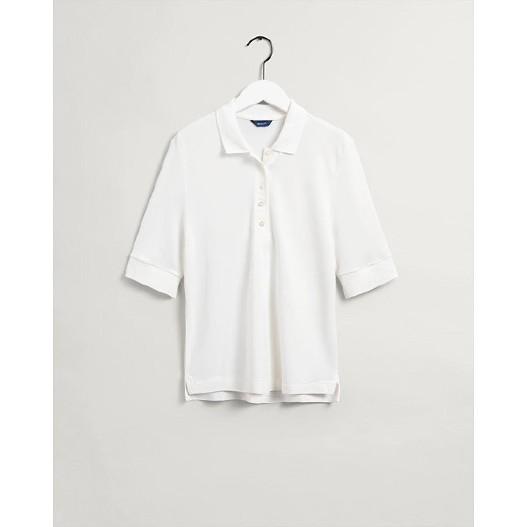 Women's piqué polo shirt Gant Detail Collar