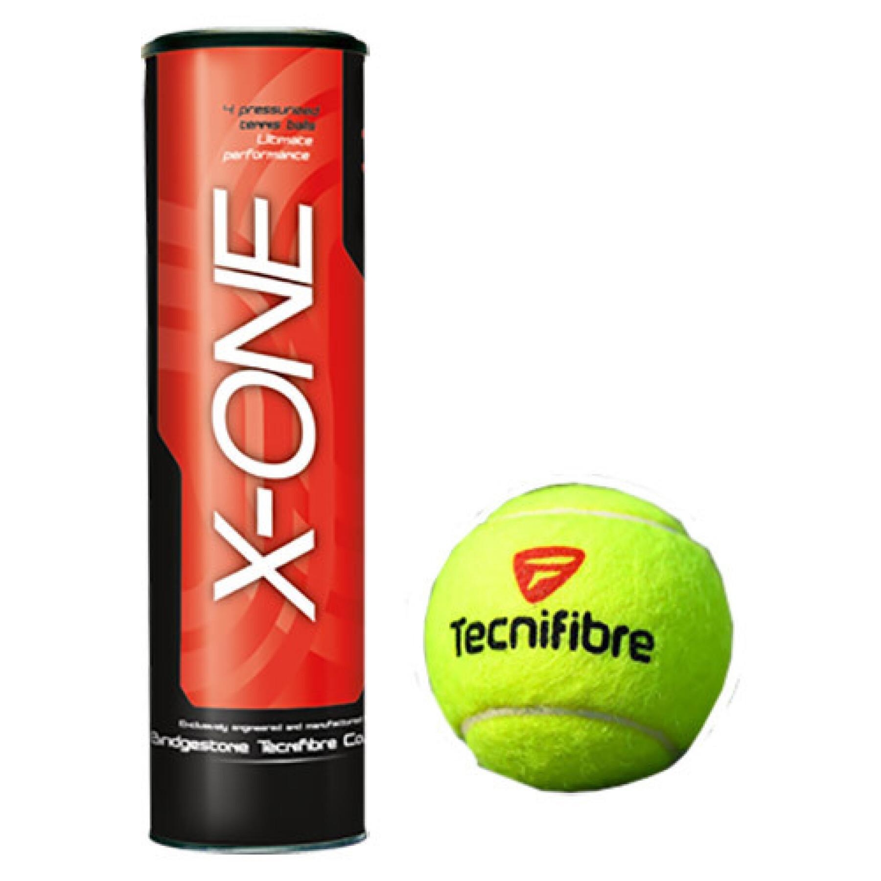 Set of 3 tennis balls Tecnifibre X-one