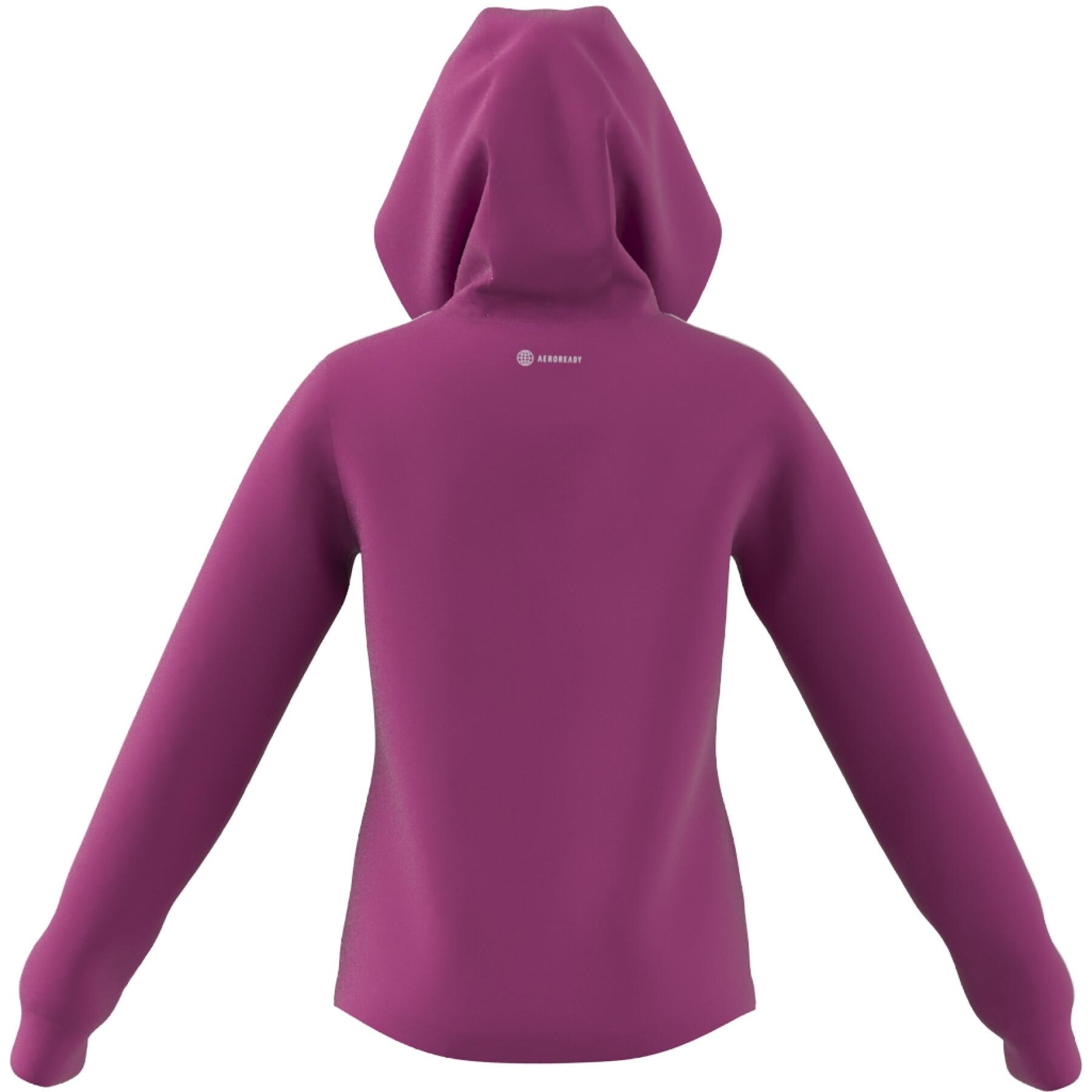 Girl's hooded sweatshirt adidas Essentials Aeroready
