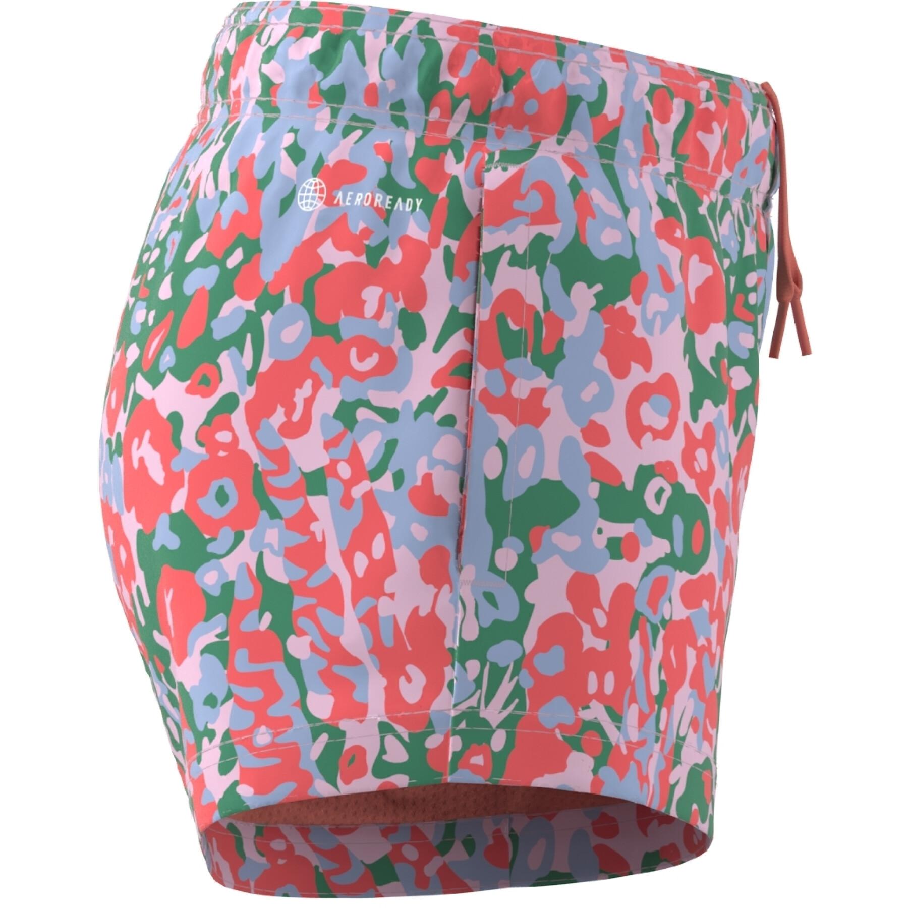 Printed shorts for girls adidas Essentials Seasonal Aeroready
