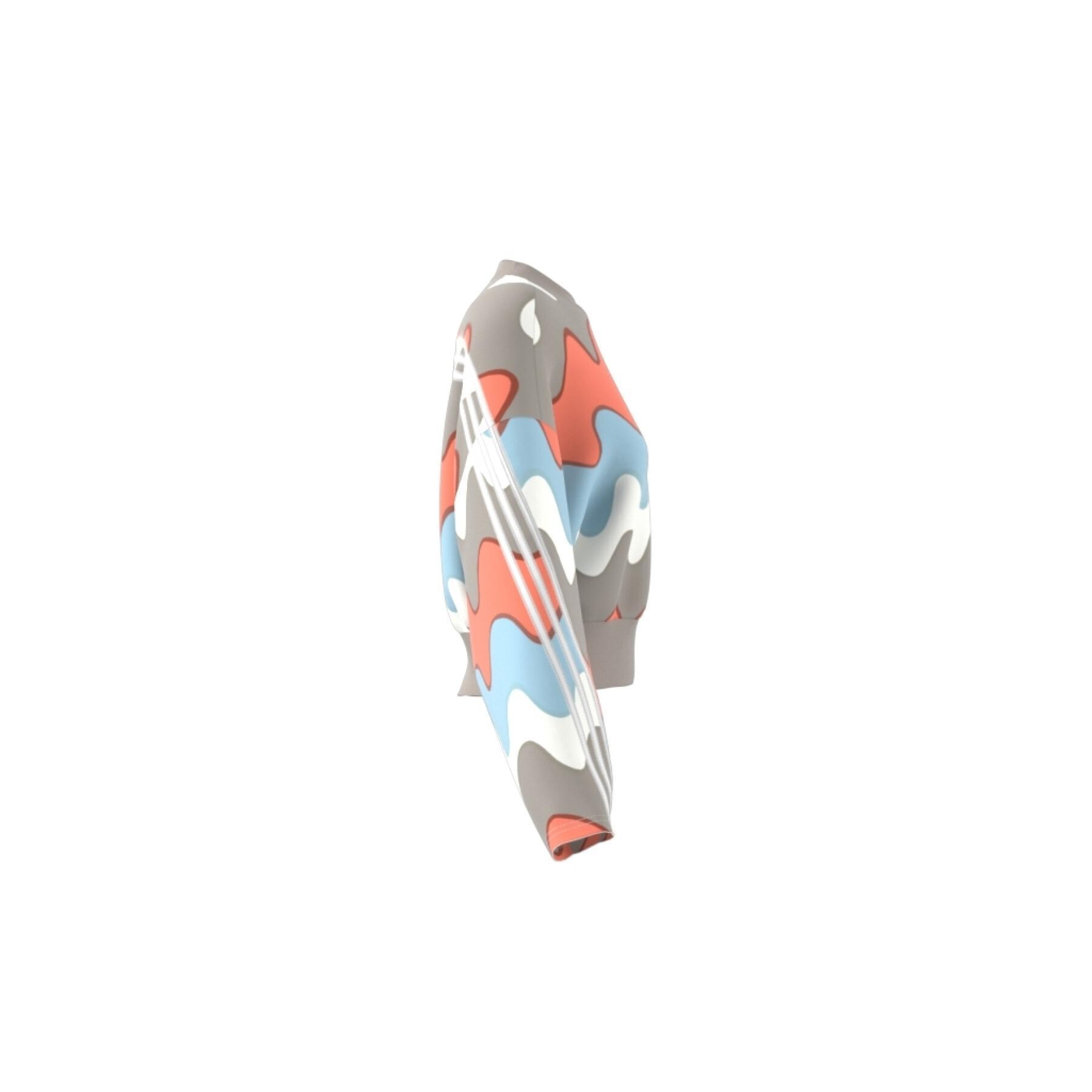Sweatshirt woman adidas Marimekko Future Icons 3-Stripes