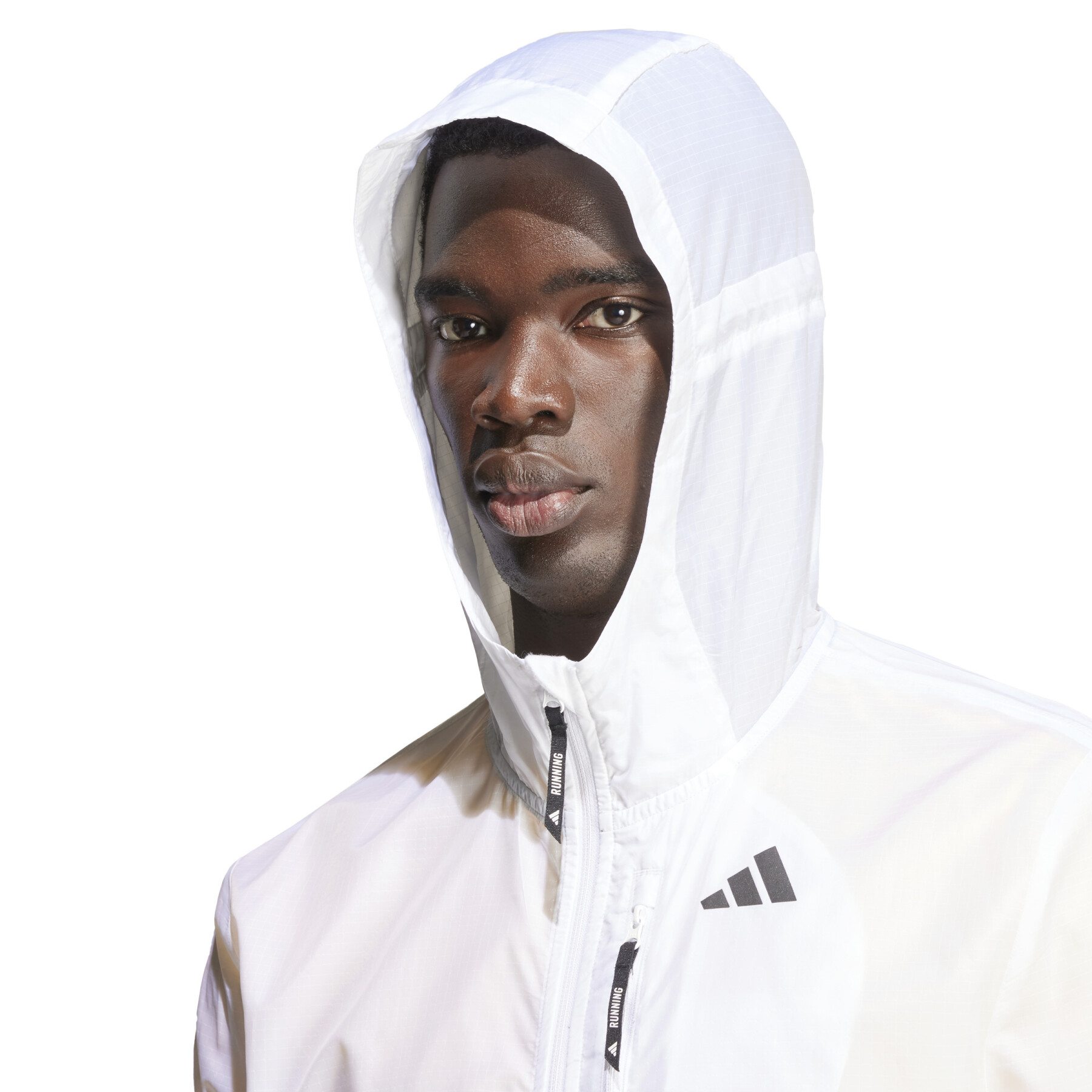 Waterproof jacket adidas Own the Run 3 Stripes