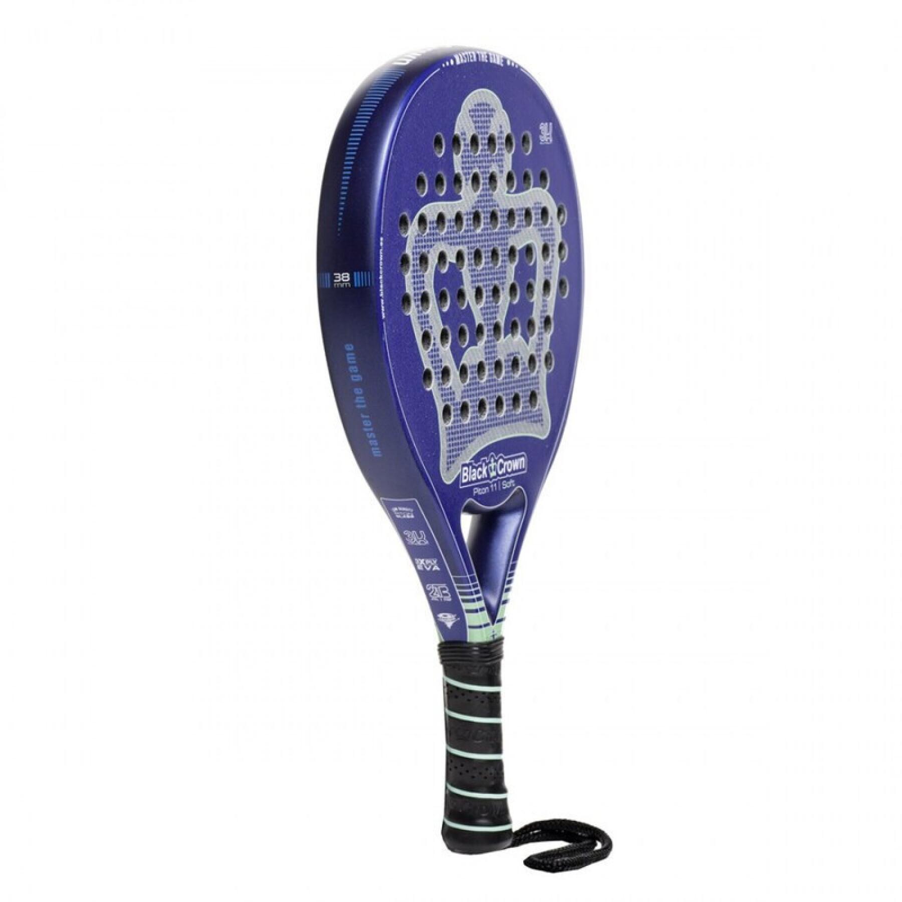 Racket from padel Black Crown Piton 11 Soft