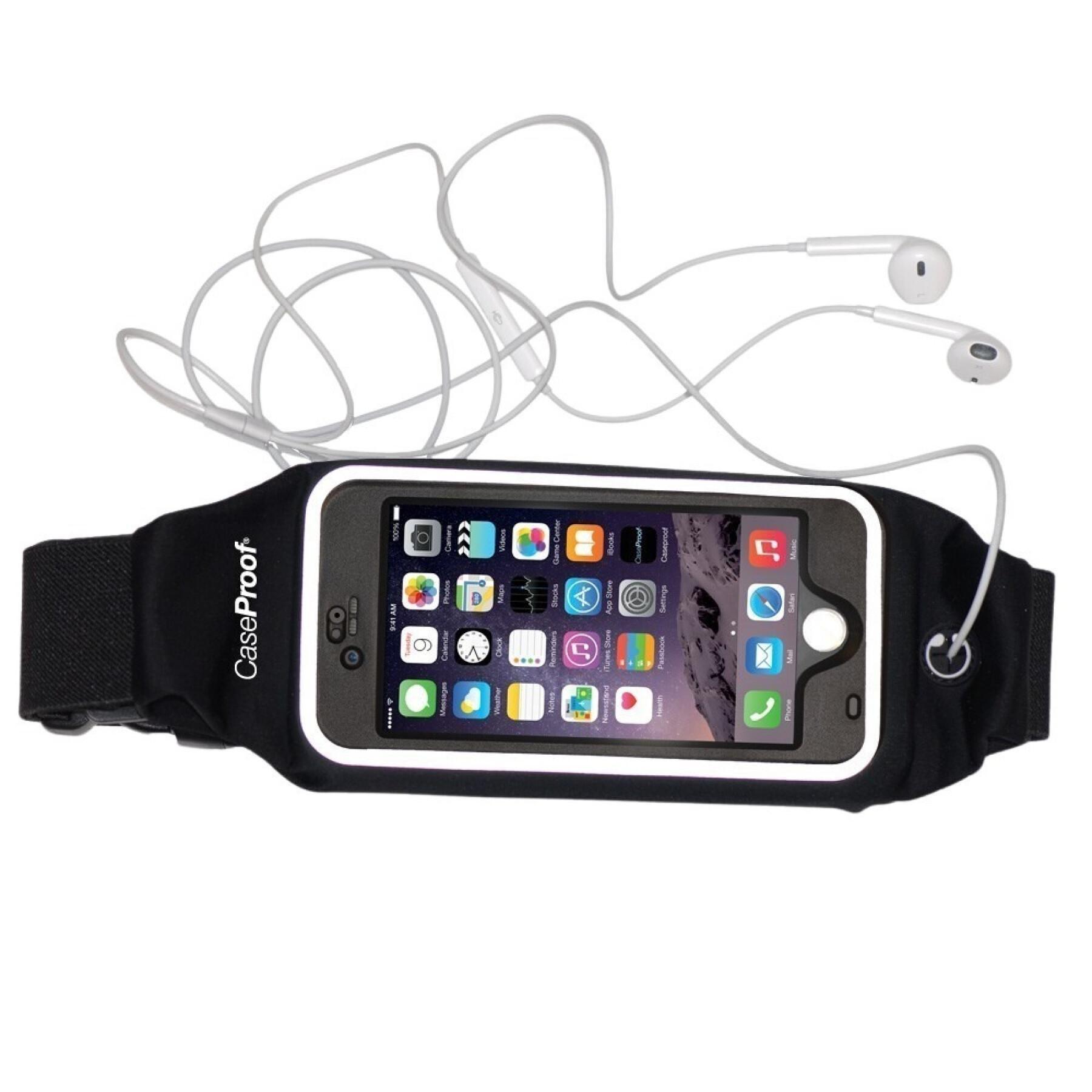 Waterproof running belt compatible with smartphone CaseProof
