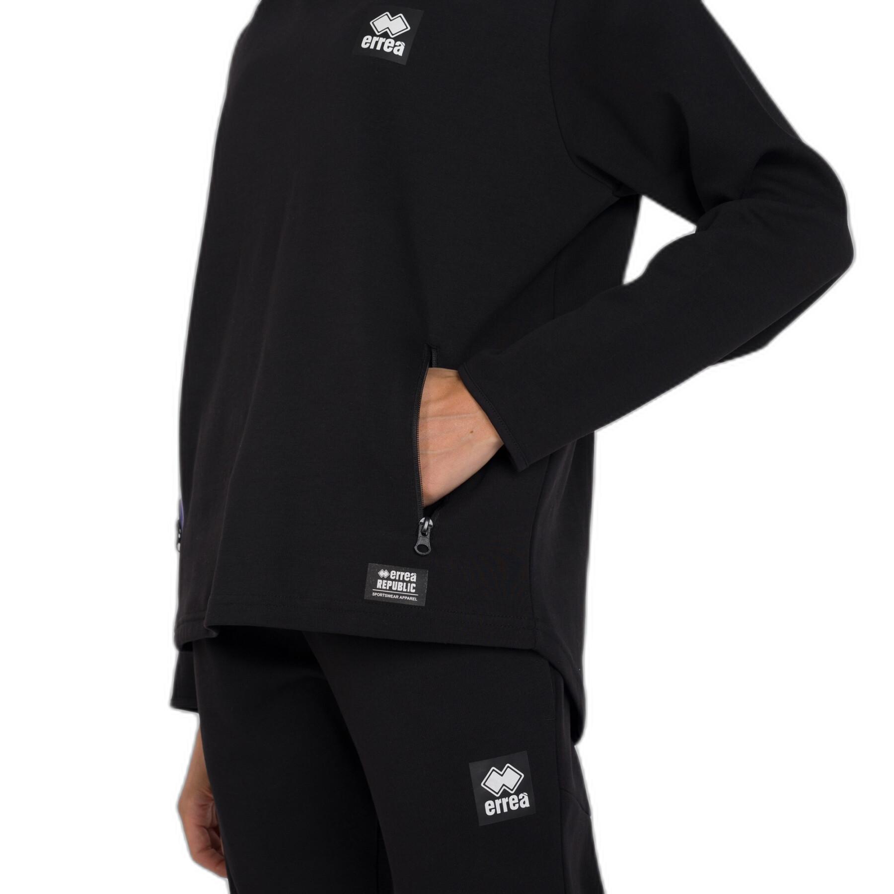 Sweat hoodie woman Errea Black Box 19
