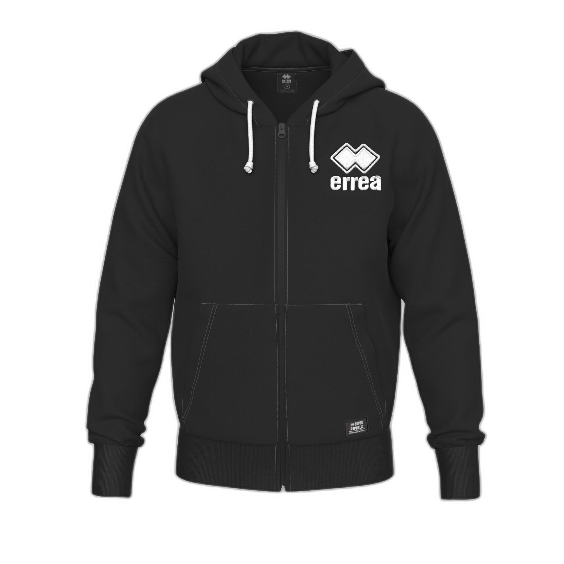 Sweat embroidered zipped hoodie for kids Errea Essential 29