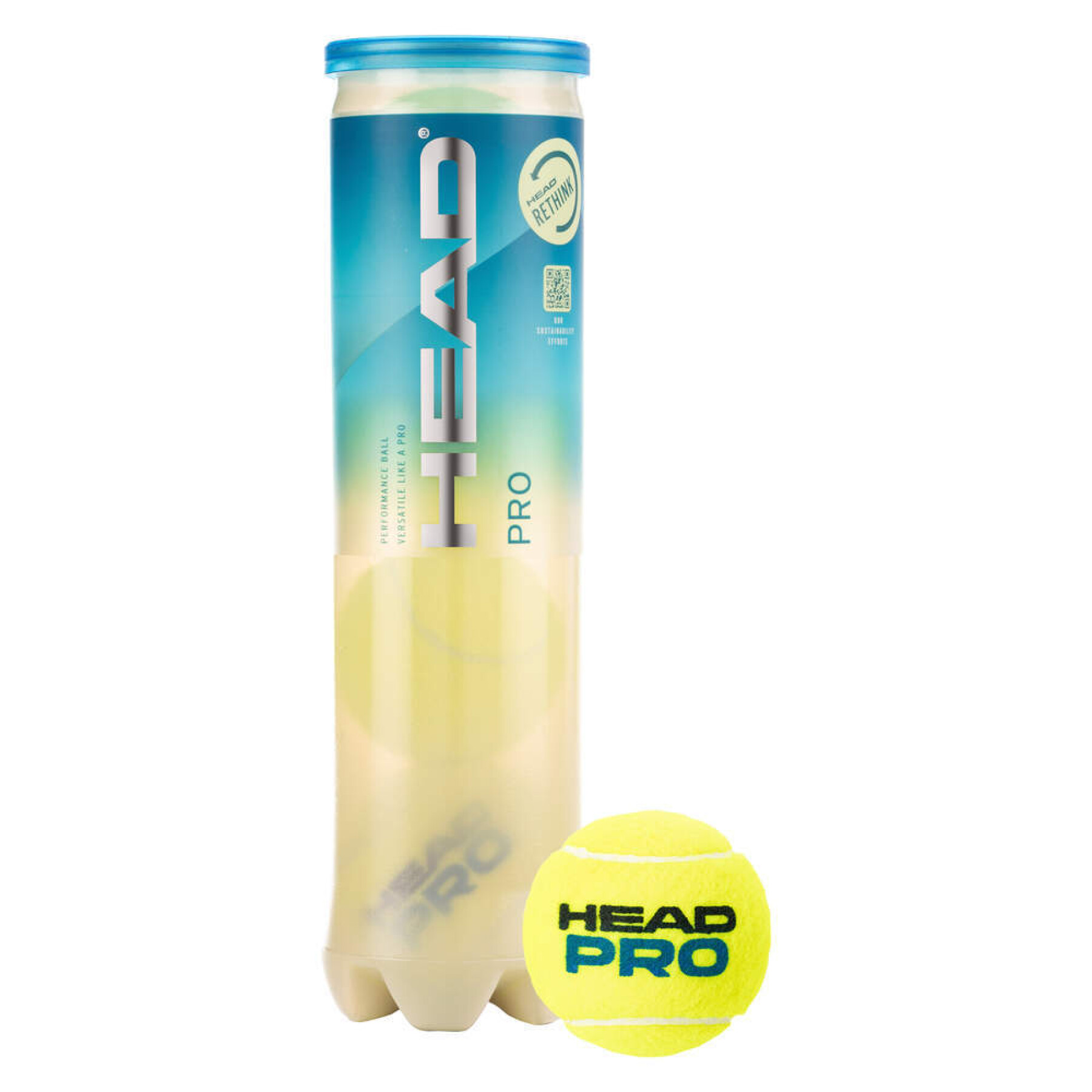 Tube tennis balls Head Pro (x4)