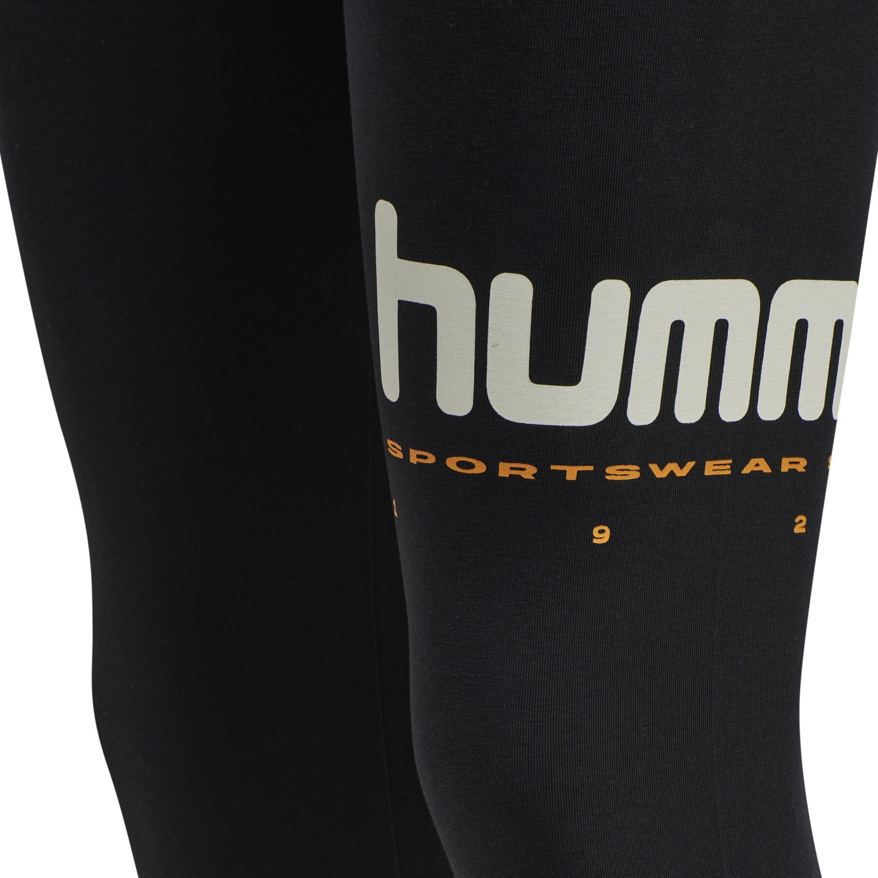 Women's cotton mid-rise leggings Hummel GC Sofie