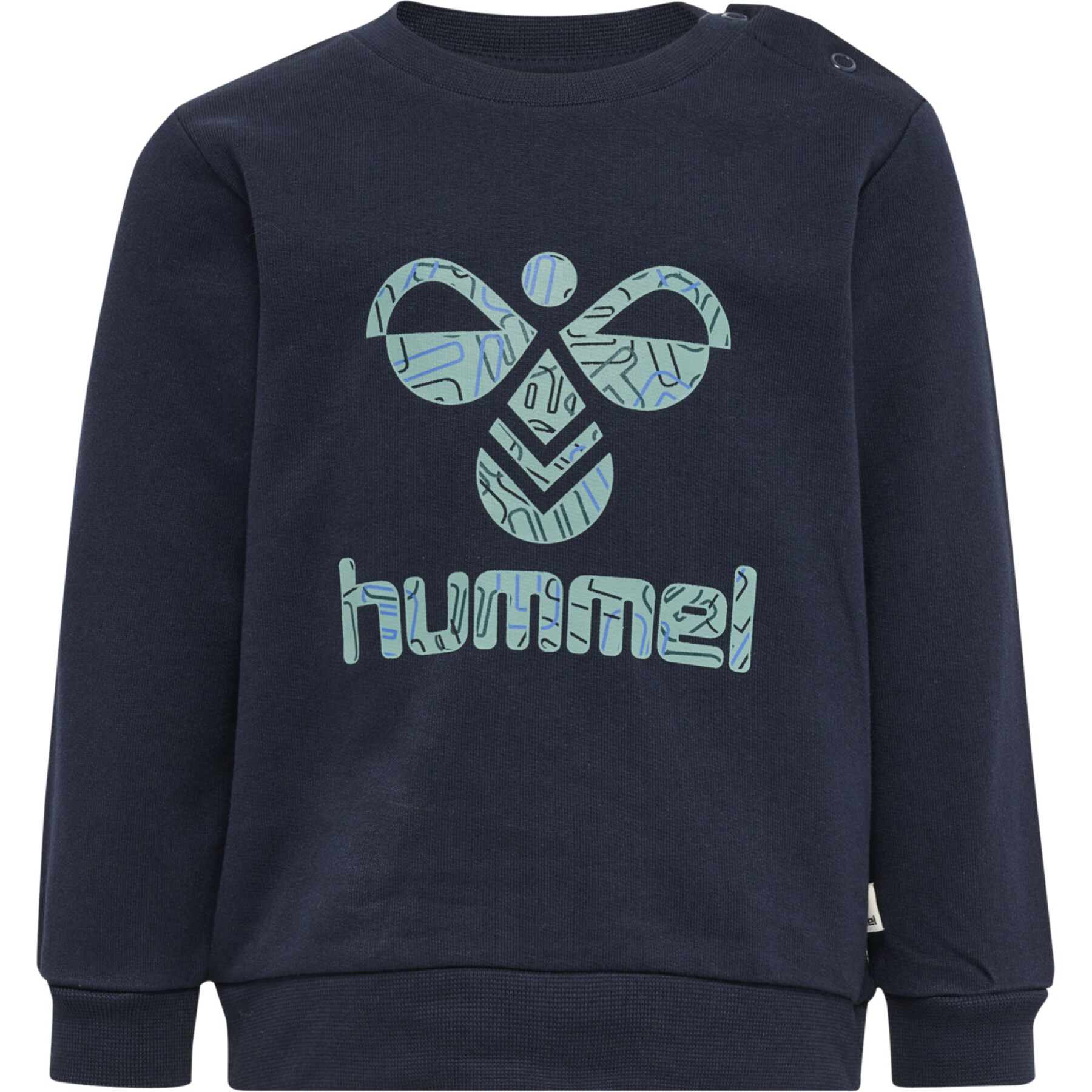 Baby girl sweatshirt Hummel Lime