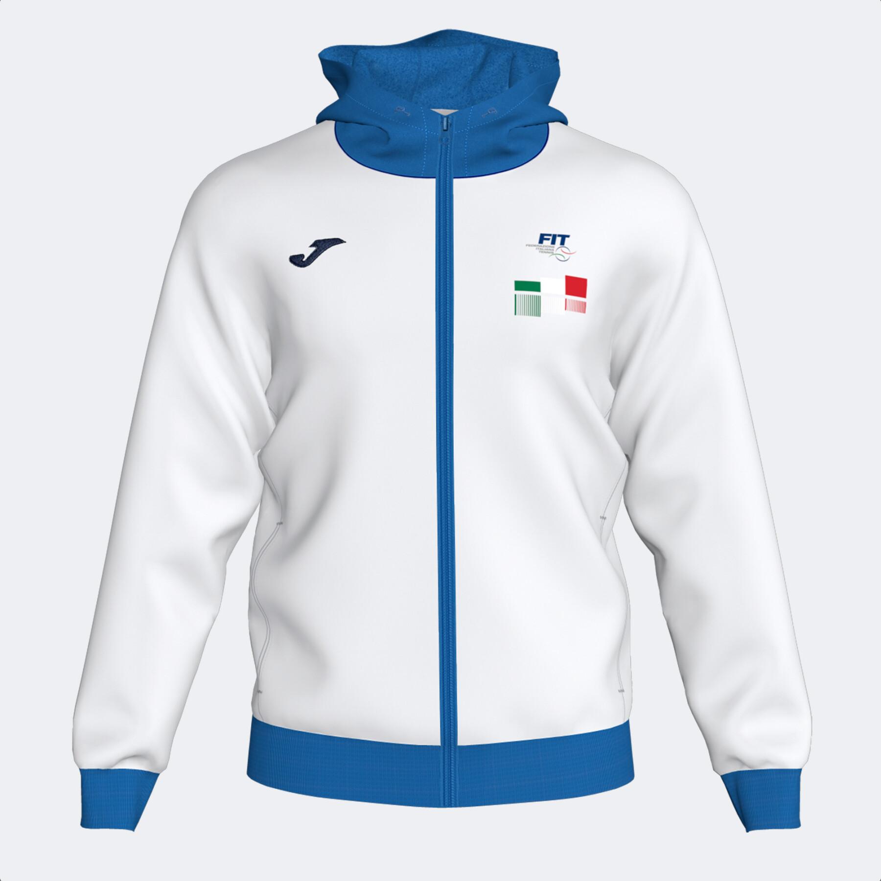 Hooded sweatshirt Italian tennis federation Joma