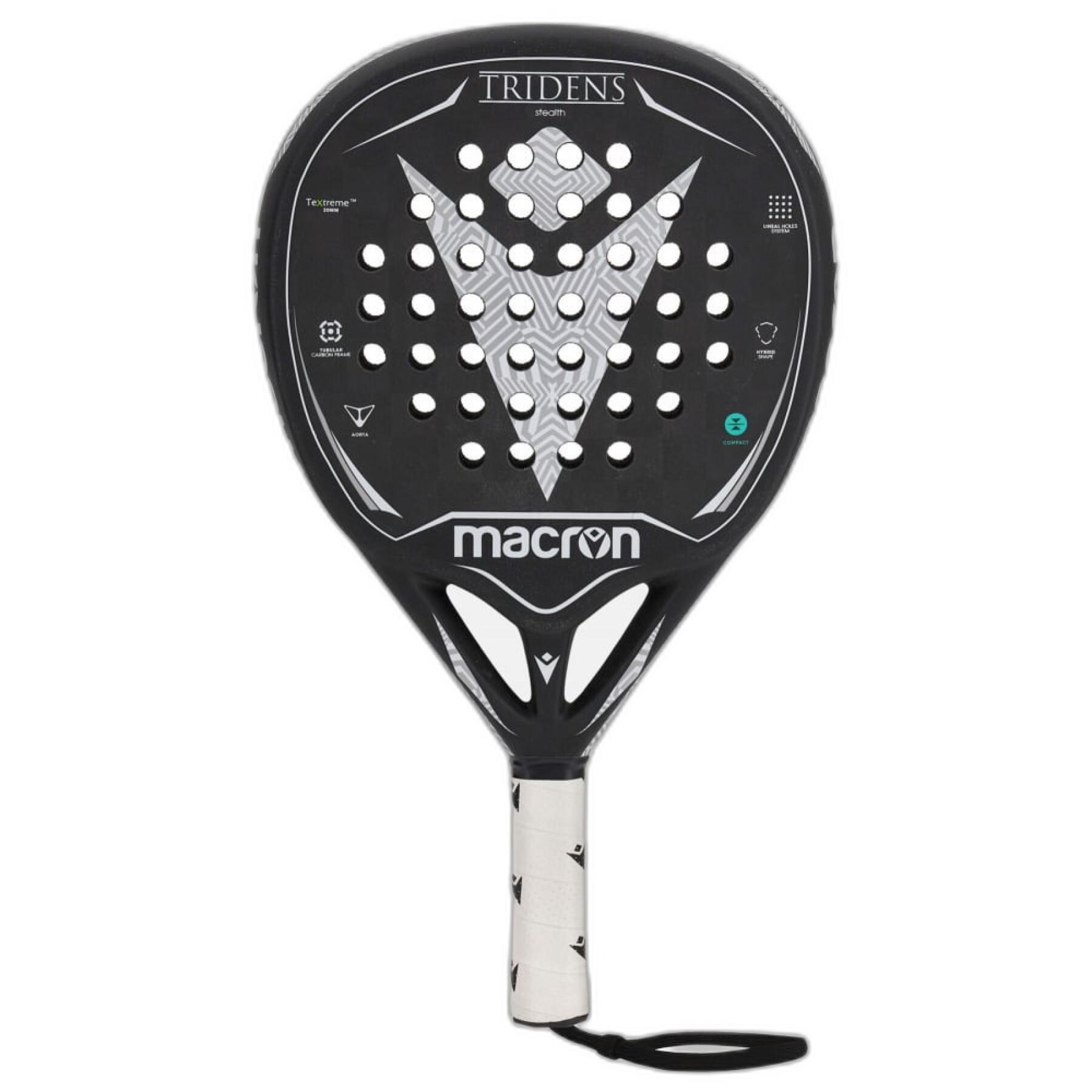Racket from padel Macron Prime CC Tridens Stealth Pro