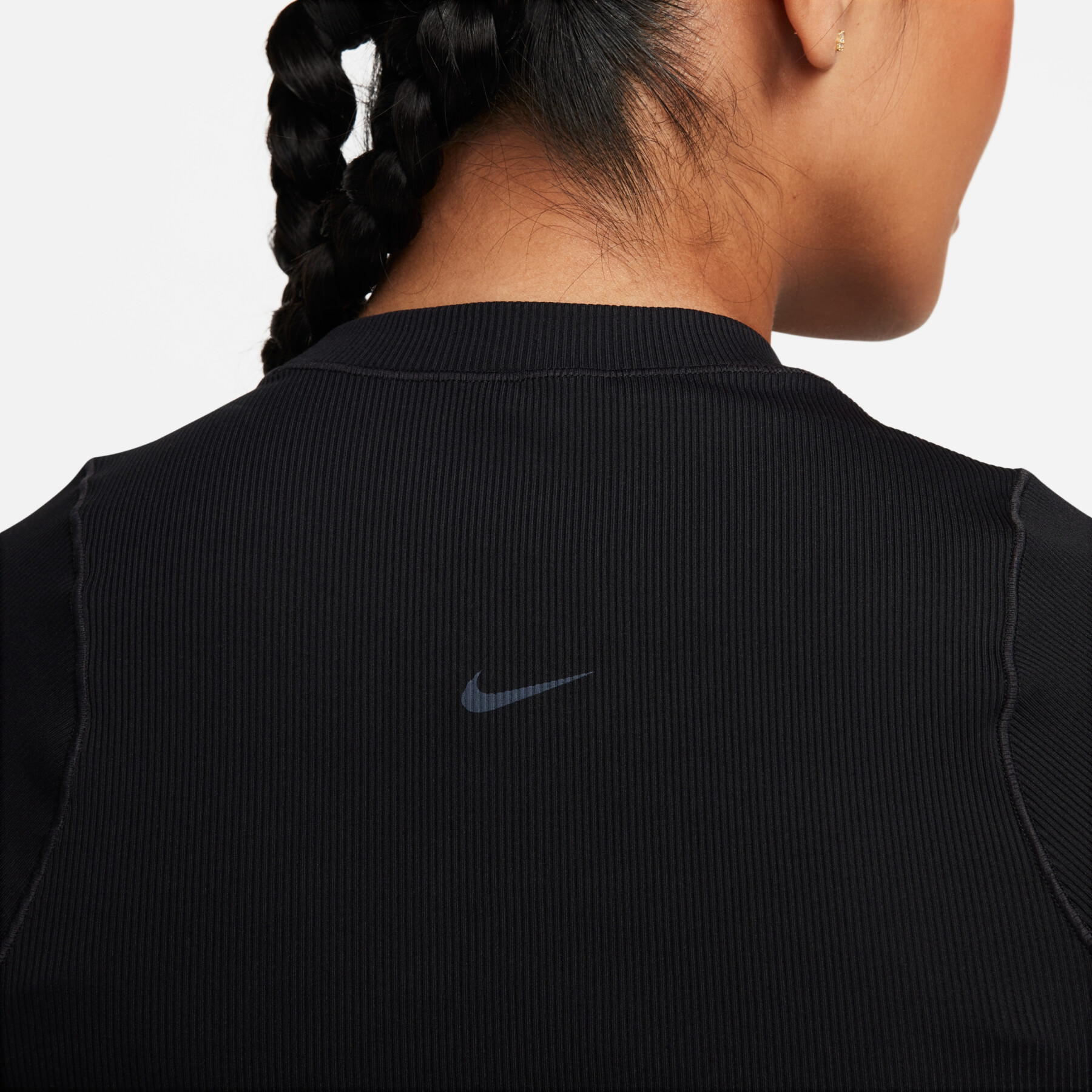 Women's crop top Nike Zenvy Rib Dri-FIT
