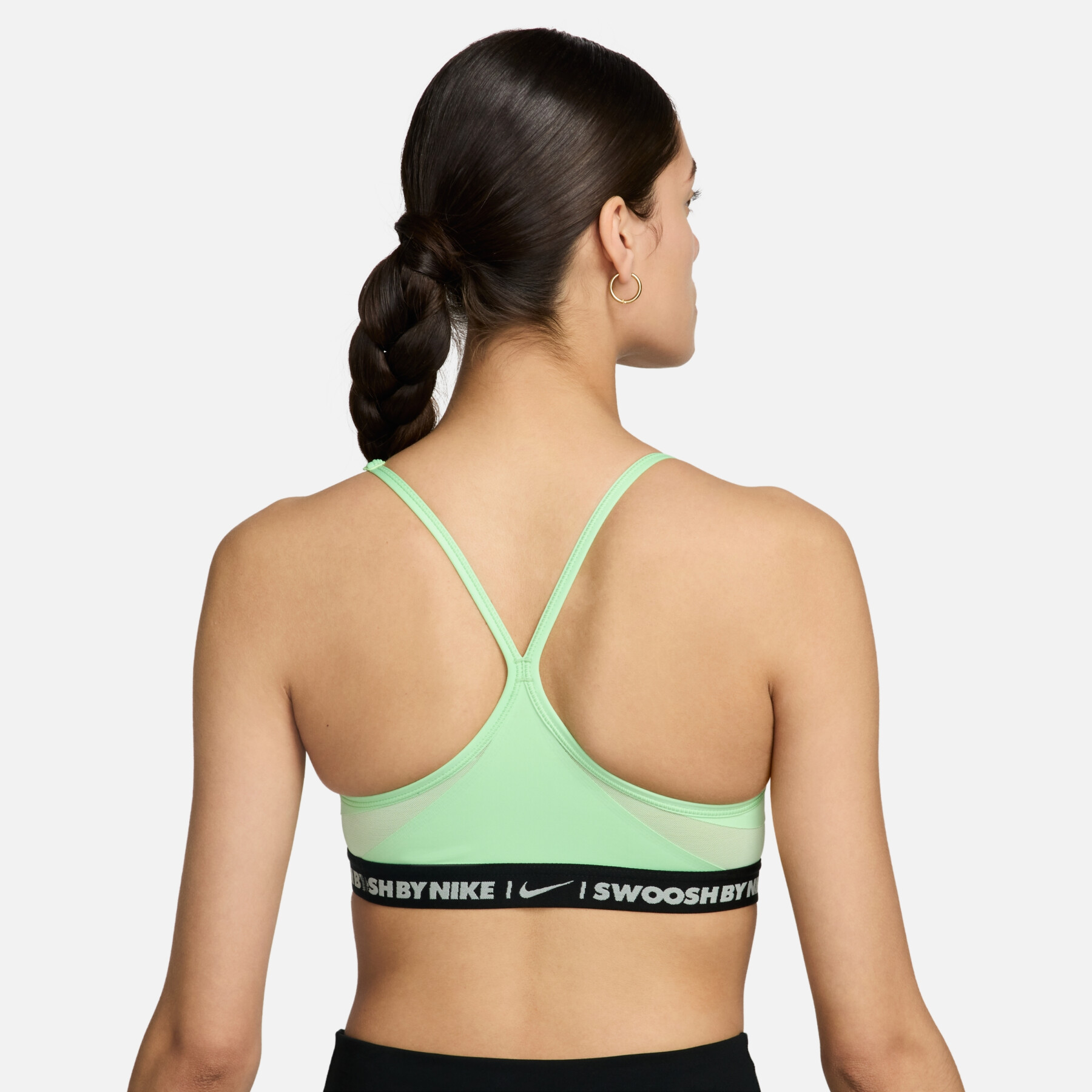 Padded bra with light v-neck support for women Nike Dri-FIT Indy