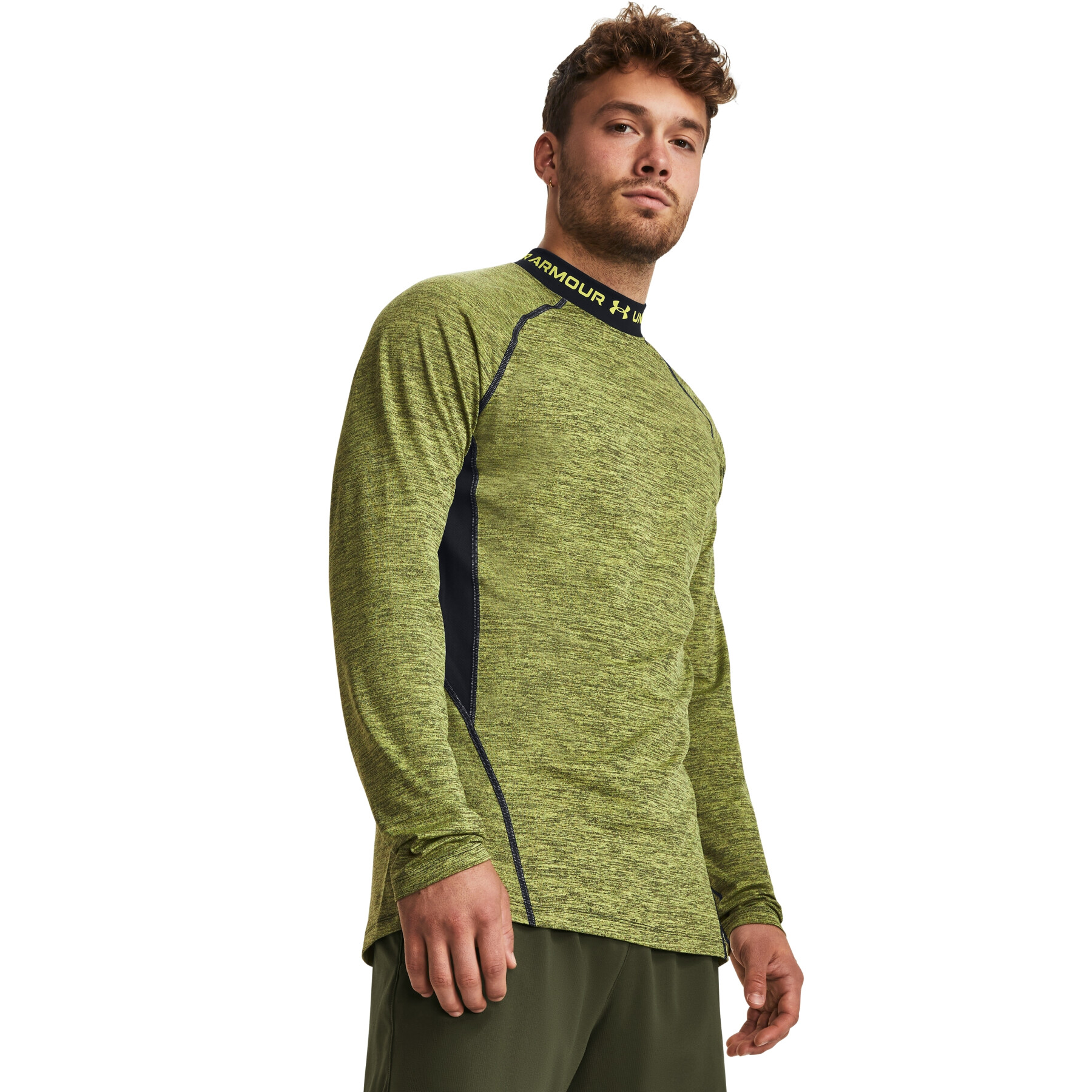Long sleeve active top with stand-up collar Under Armour ColdGear Twist