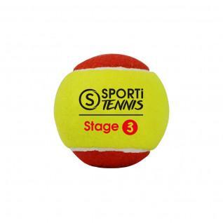 Bag of 3 tennis balls stage 3 Sporti France