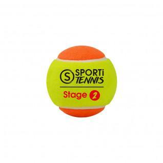 Bag of 3 stage 2 tennis balls Sporti