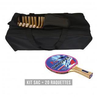 Racket kit (bag + 20 rackets) Sporti Shooter