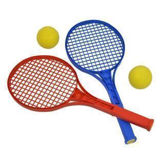 Set of 2 mini tennis rackets + 2 balls Sporti France