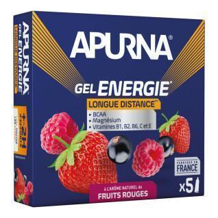 Set of 5 red fruit gels Apurna