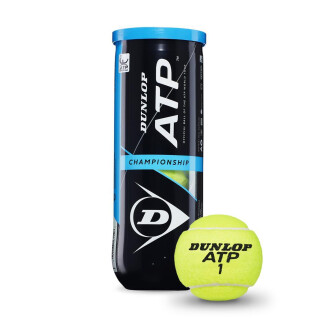 Set of 3 tennis balls Dunlop atp championship