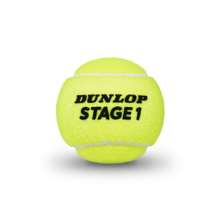 Set of 3 tennis balls Dunlop stage 1