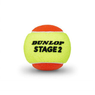 Set of 3 tennis balls Dunlop stage 2