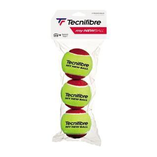 Set of 3 tennis balls for children Tecnifibre My new ball