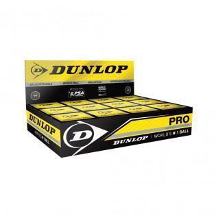 Set of 12 squash balls Dunlop pro