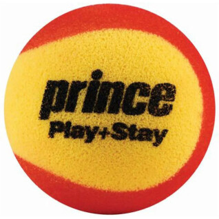 Bag of 12 tennis balls Prince Play & stay – stage 3 (foam)