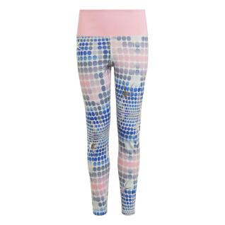 Legging printed on the girl's outfit adidas Dance Allover Print
