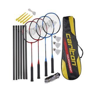 Badminton racket set for 4 players Carlton Tournament
