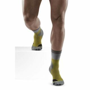 Lightweight merino hiking mid-calf compression socks CEP Compression