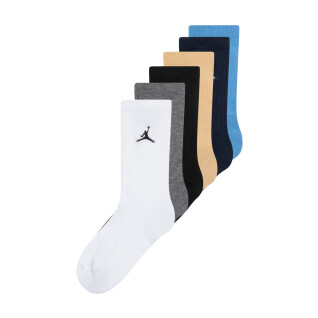 Pack of 6 pairs of children's socks Jordan Everyday Essentials