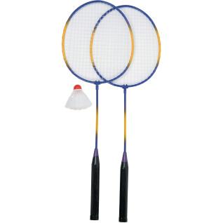 Badminton rackets + shuttlecock Out2Play o2p (x2)