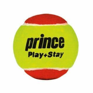 Bag of 45 tennis balls Prince Play & Stay – stage 3 (felt)