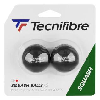 Set of 2 squash balls Tecnifibre