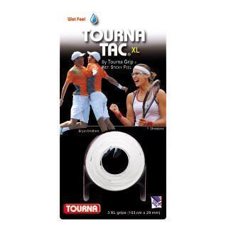 Blister of 3 tennis overgrips Tourna Grip Tac