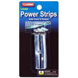 Blister of 6 lead stickers Tourna Grip Power Strips