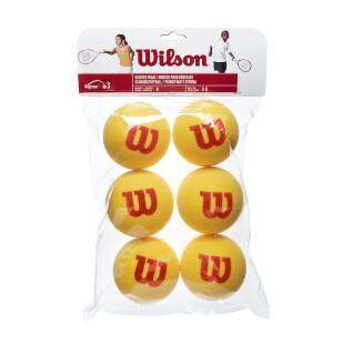 Set of 6 foam tennis balls Wilson Starter Tour