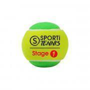 Bag of 3 stage 1 tennis balls Sporti