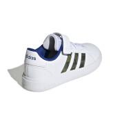 Sneakers with elastic laces and top strap large short child adidas