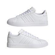 Women's comfortable large court sneakers adidas Cloudfoam