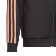 Sweatshirt full zip hooded child adidas Essentials Aeroready 3-Stripes Regular-Fit