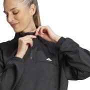 Women's quarter-zip woven sweatshirt adidas Aeroready Train Essentials