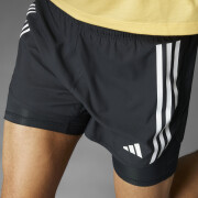 2 in 1 shorts adidas Own the Run 3 Stripes