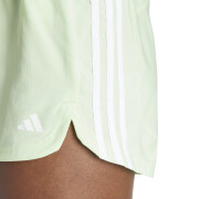 Women's high-waisted training shorts adidas Pacer Pacer 3 Stripes Woven