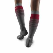 Women's merino thermal compression ski socks CEP Compression