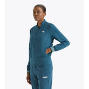 Women's zip-up tennis sweatshirt Diadora Icon