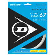 Badminton strings Dunlop Iconic Clear 10 m