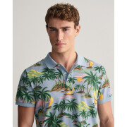 Printed polo shirt Gant Hawaii